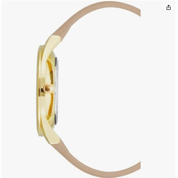 Nine West Women's Tan Gold Tone Strap Watch NEW - Picture 8 of 10